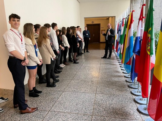 Studentský parlament na návštěvě v Poslanecké sněmovně