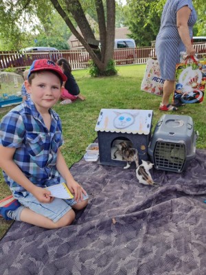 Zahradní slavnost s minizoo přivítala v Hostovicích letní prázdniny