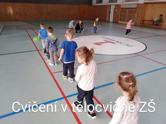Sportovní aktivity - CVIČENÍ V TĚLOCVIČNĚ ZŠ POLABINY I.